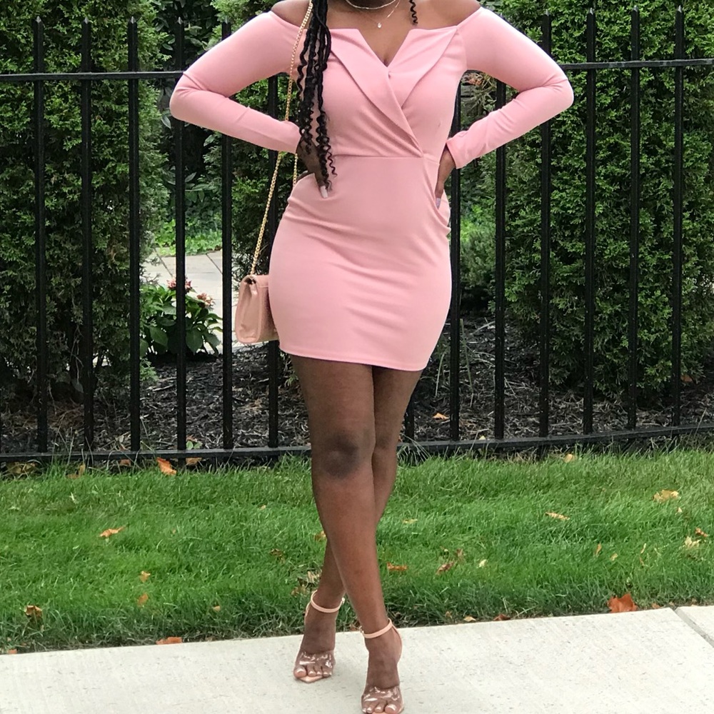 Missguided Blush Dress!